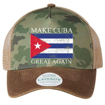 Make Cuba Great Again Cuban Flag Legacy Tie Dye Trucker Hat