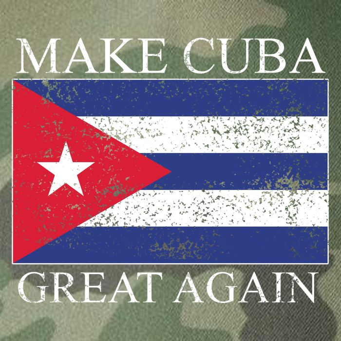 Make Cuba Great Again Cuban Flag Legacy Tie Dye Trucker Hat