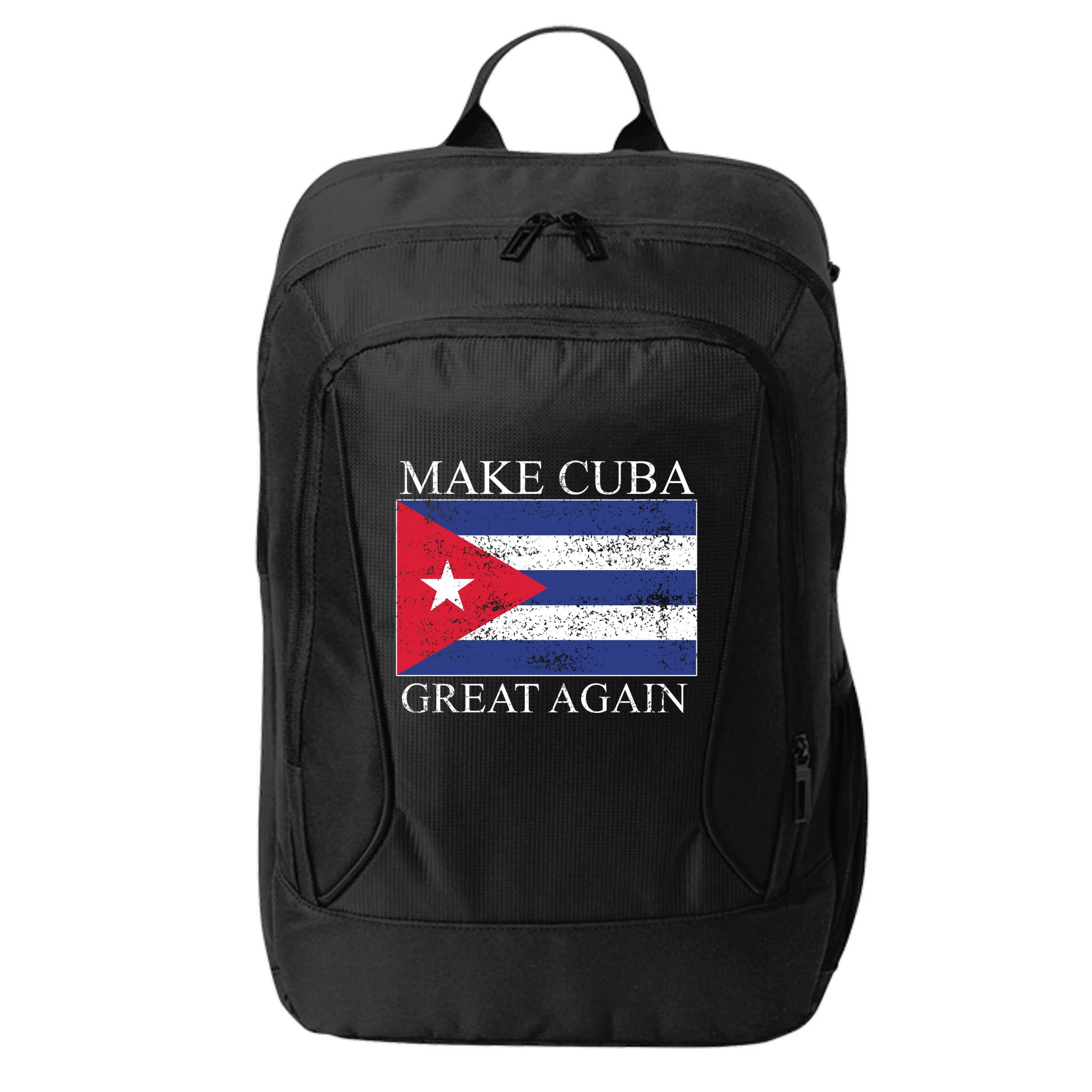 Make Cuba Great Again Cuban Flag City Backpack