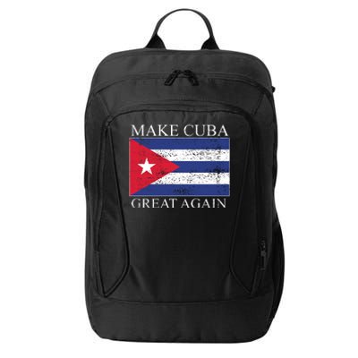 Make Cuba Great Again Cuban Flag City Backpack