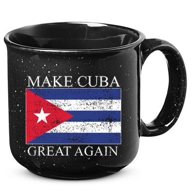 Make Cuba Great Again Cuban Flag 15oz Campfire Ceramic Mug