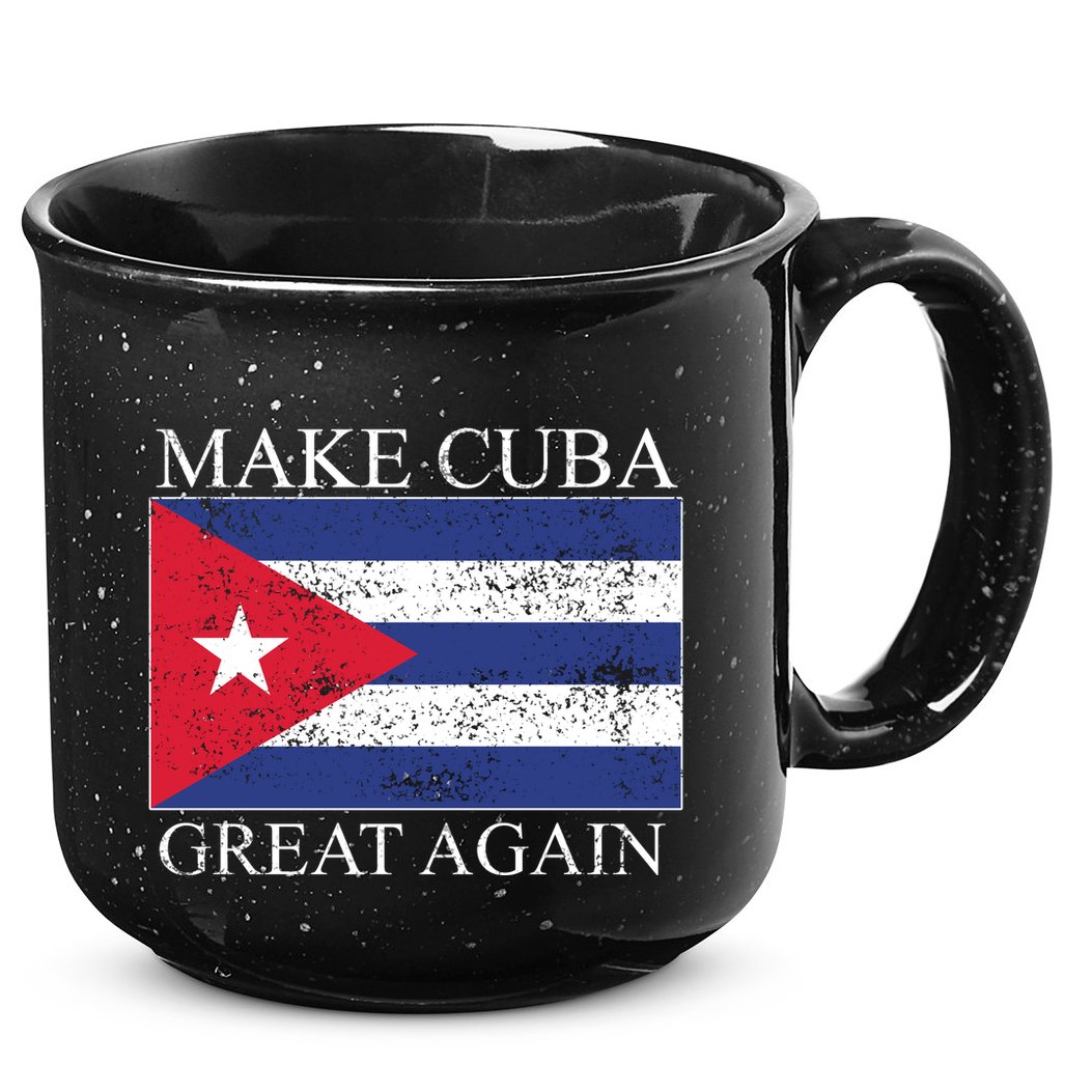 Make Cuba Great Again Cuban Flag 15oz Campfire Ceramic Mug