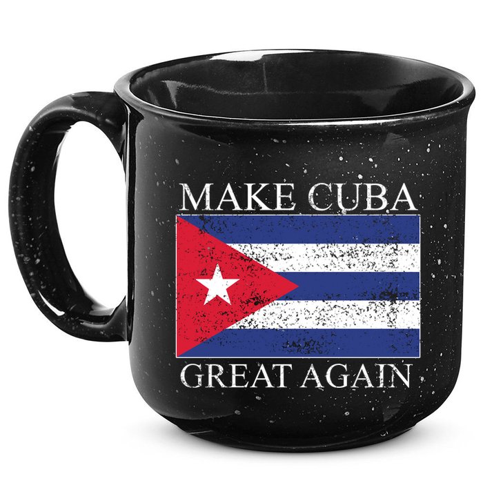 Make Cuba Great Again Cuban Flag 15oz Campfire Ceramic Mug