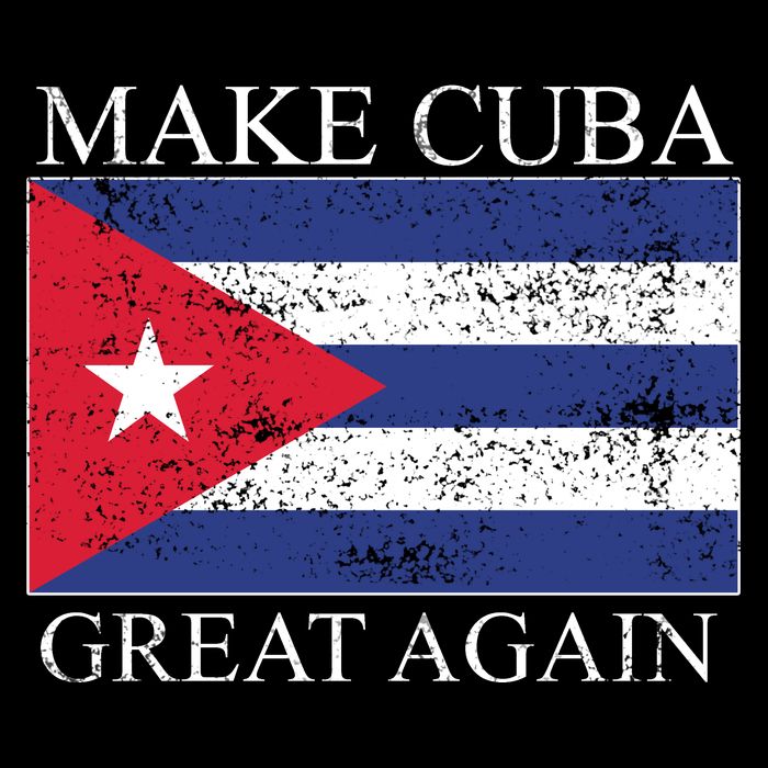 Make Cuba Great Again Cuban Flag Flatbill Hat