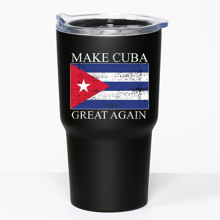 Make Cuba Great Again Cuban Flag Tumbler