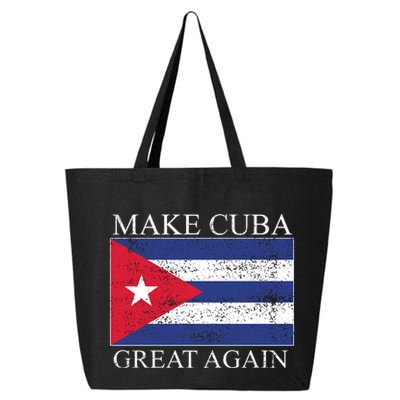 Make Cuba Great Again Cuban Flag 25L Jumbo Tote
