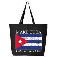Make Cuba Great Again Cuban Flag 25L Jumbo Tote