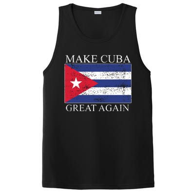 Make Cuba Great Again Cuban Flag PosiCharge Competitor Tank