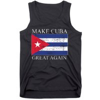 Make Cuba Great Again Cuban Flag Tank Top