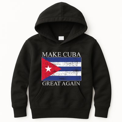 Make Cuba Great Again Cuban Flag Kids Hoodie