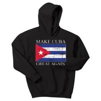 Make Cuba Great Again Cuban Flag Kids Hoodie