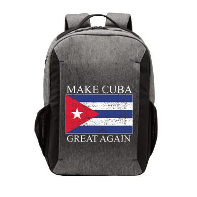 Make Cuba Great Again Cuban Flag Vector Backpack