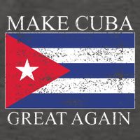 Make Cuba Great Again Cuban Flag Vector Backpack