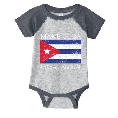 Make Cuba Great Again Cuban Flag Infant Baby Jersey Bodysuit