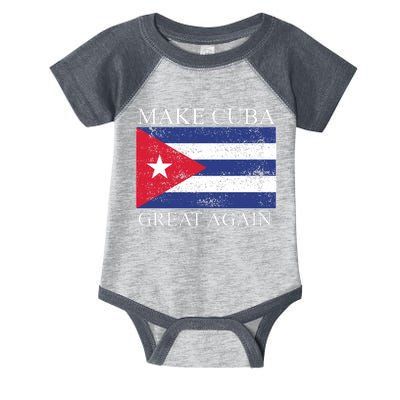 Make Cuba Great Again Cuban Flag Infant Baby Jersey Bodysuit