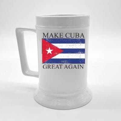 Make Cuba Great Again Cuban Flag Beer Stein