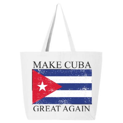 Make Cuba Great Again Cuban Flag 25L Jumbo Tote