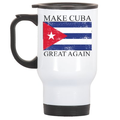 Make Cuba Great Again Cuban Flag Stainless Steel Travel Mug