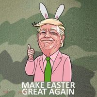 Make Easter Great Again Legacy Tie Dye Trucker Hat