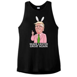 Make Easter Great Again Ladies PosiCharge Tri-Blend Wicking Tank