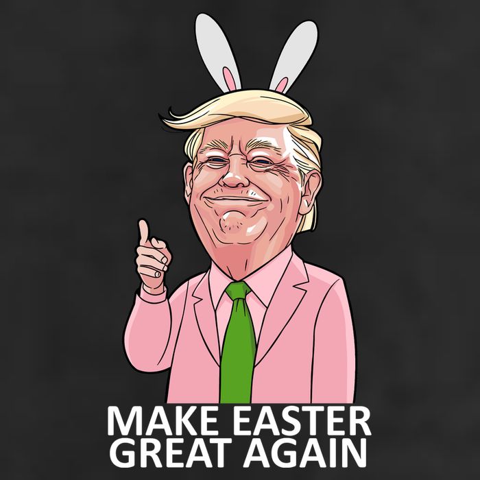 Make Easter Great Again 7 Panel Mesh Trucker Snapback Hat