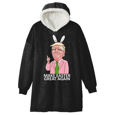 Make Easter Great Again Hooded Wearable Blanket