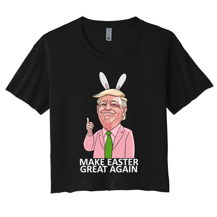 Make Easter Great Again Women's Crop Top Tee