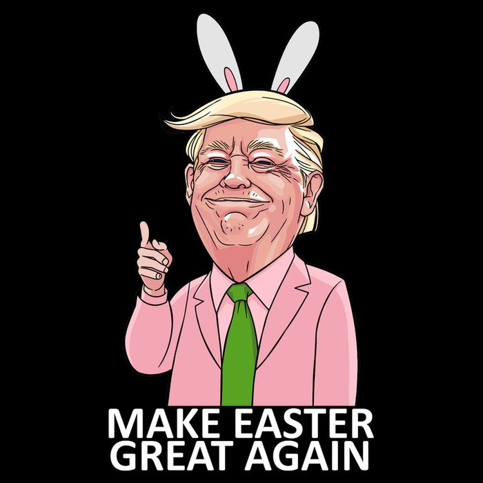 Make Easter Great Again Women's Crop Top Tee