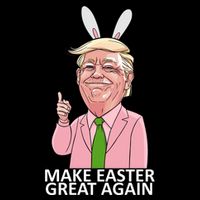 Make Easter Great Again Cropped Pullover Crew