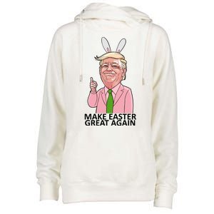 Make Easter Great Again Womens Funnel Neck Pullover Hood