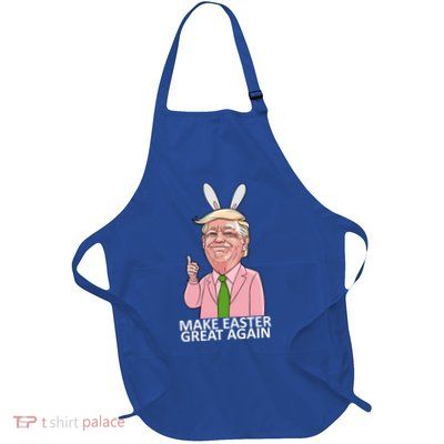 Make Easter Great Again Full-Length Apron With Pockets