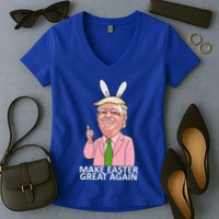 Make Easter Great Again Women's V-Neck T-Shirt