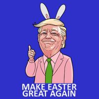 Make Easter Great Again Women's V-Neck T-Shirt