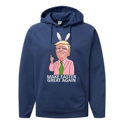 Make Easter Great Again Performance Fleece Hoodie