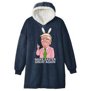 Make Easter Great Again Hooded Wearable Blanket