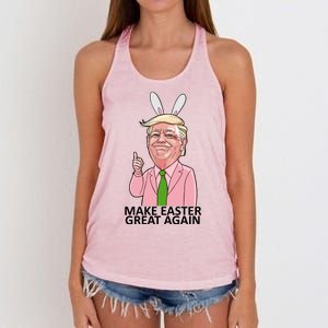 Make Easter Great Again Women's Knotted Racerback Tank