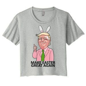 Make Easter Great Again Women's Crop Top Tee