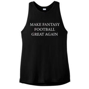 Make Fantasy Football Great Again Ladies PosiCharge Tri-Blend Wicking Tank