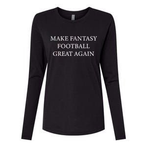 Make Fantasy Football Great Again Womens Cotton Relaxed Long Sleeve T-Shirt