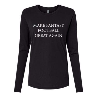 Make Fantasy Football Great Again Womens Cotton Relaxed Long Sleeve T-Shirt