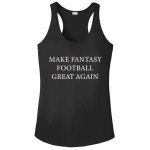 Make Fantasy Football Great Again Ladies PosiCharge Competitor Racerback Tank