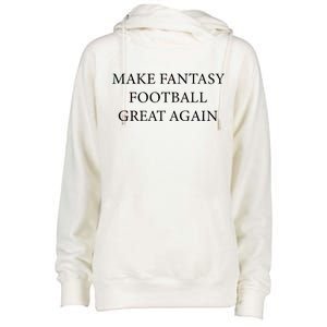 Make Fantasy Football Great Again Womens Funnel Neck Pullover Hood