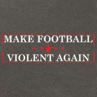 Make Football Violent Again Cotton Canvas Backpack