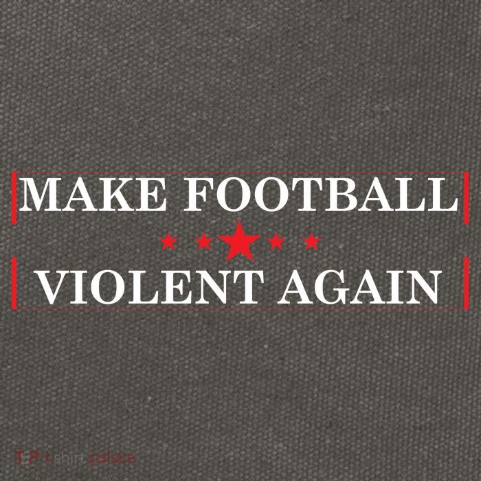 Make Football Violent Again Cotton Canvas Backpack