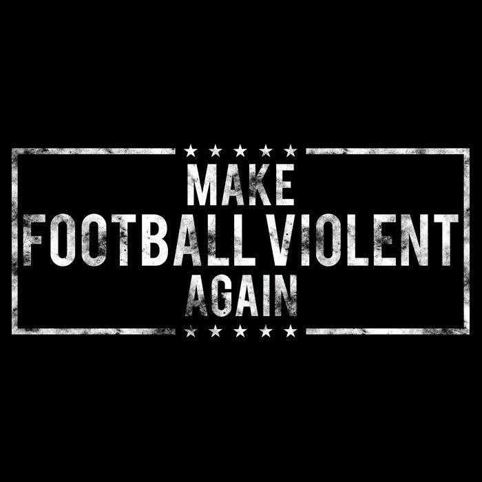 Make Football Violent Again Distress Logo Cooling Performance Crew T-Shirt