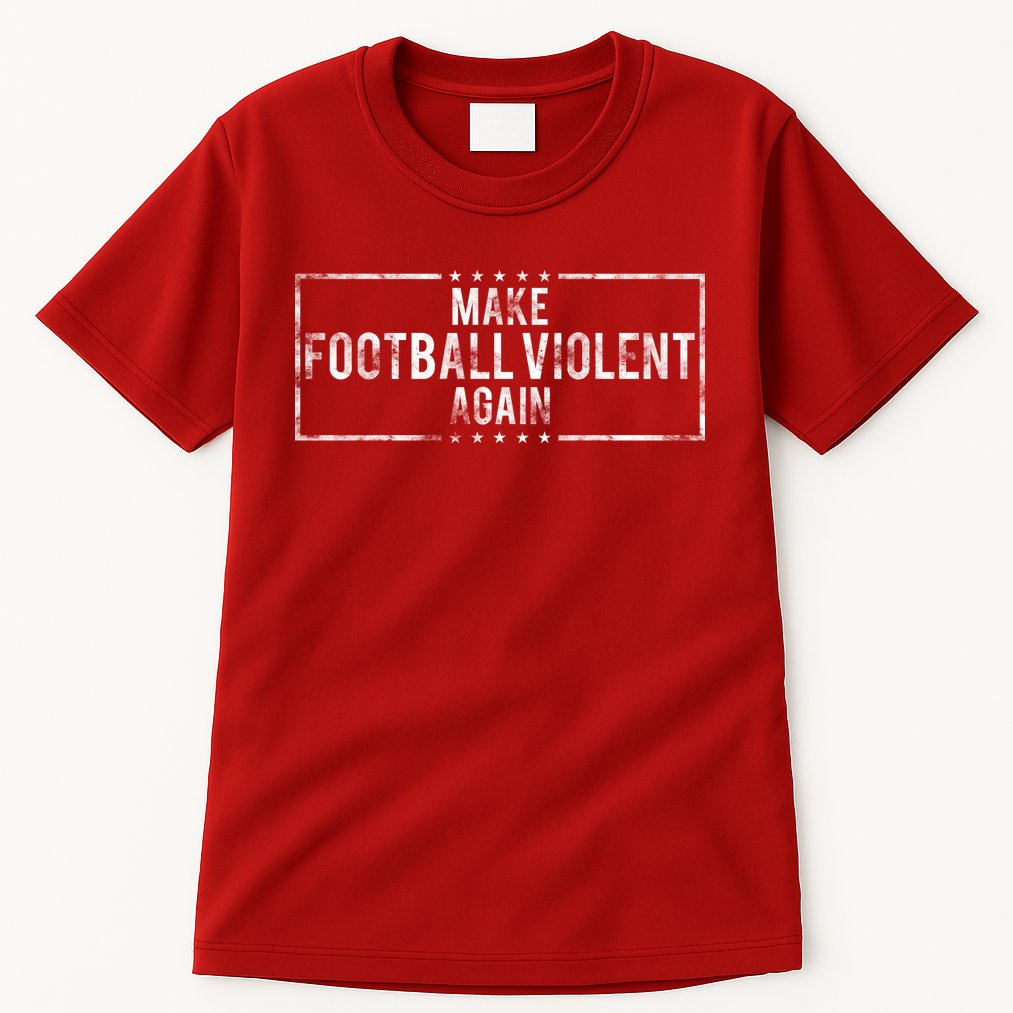 Make Football Violent Again Distress Logo Tall T-Shirt