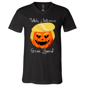 Make Halloween Great Again - Donald Trump V-Neck T-Shirt