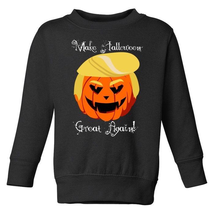 Make Halloween Great Again - Donald Trump Toddler Sweatshirt