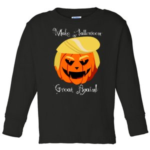 Make Halloween Great Again - Donald Trump Toddler Long Sleeve Shirt