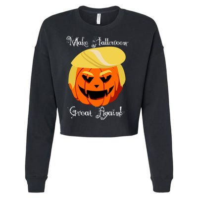 Make Halloween Great Again - Donald Trump Cropped Pullover Crew